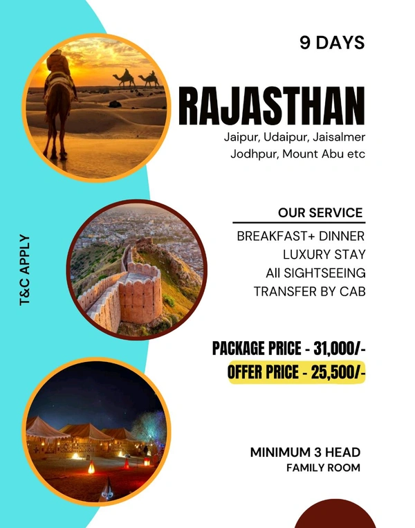 RAJASTHAN (Ranthambore) – 9 DAYS