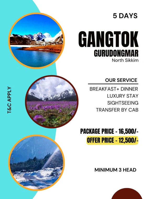GANGTOK GURUDONGMAR – 5 DAYS