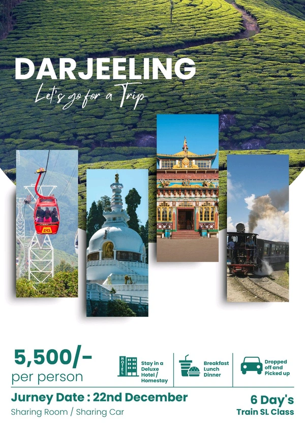 DARJEELING (22nd Dec) – 5N/6D