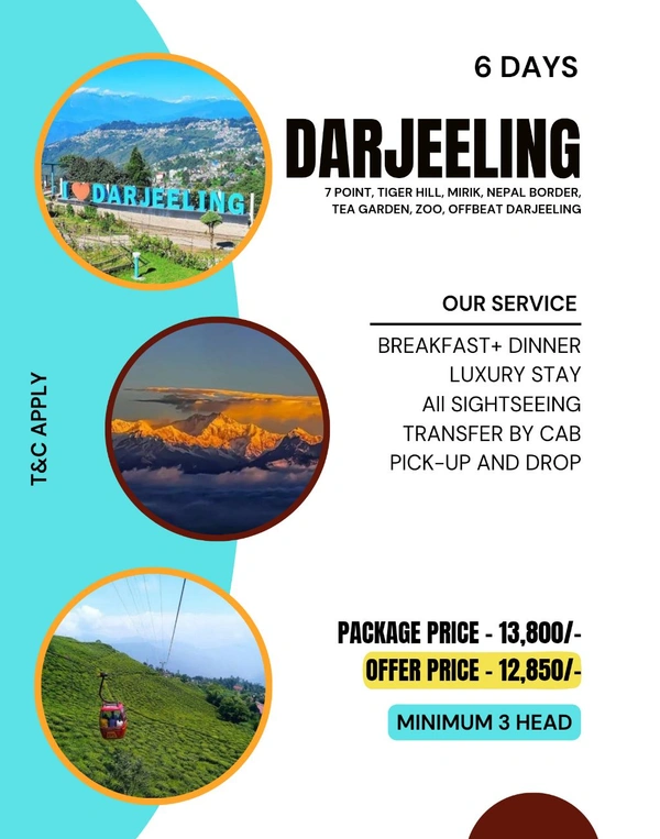 Darjeeling OFFBEAT – 5N/6D