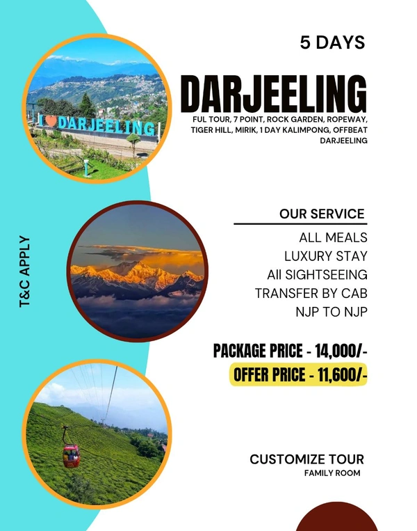 Darjeeling Tour – 4N/5D