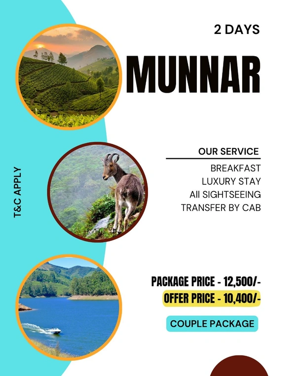MUNNAR Tour – 2 Days