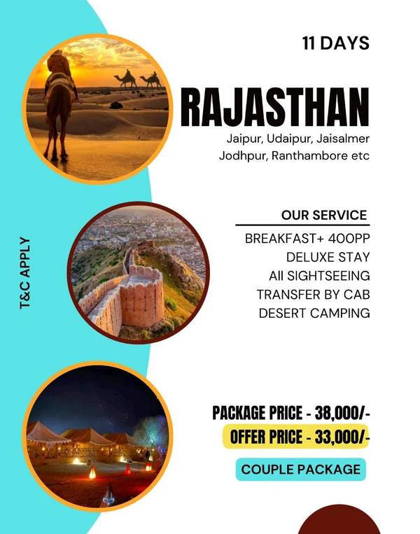 RAJASTHAN TOUR – 11 DAYS