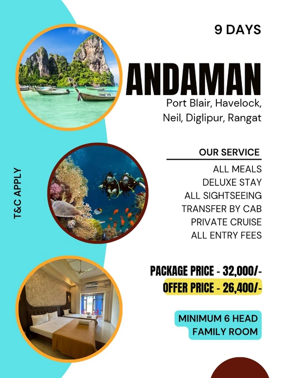 ANDAMAN TOUR – 8N/9D