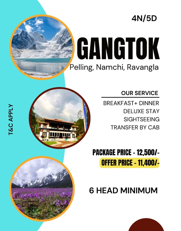 SILK ROUTE, GANGTOK & PELLING – 5N/6D