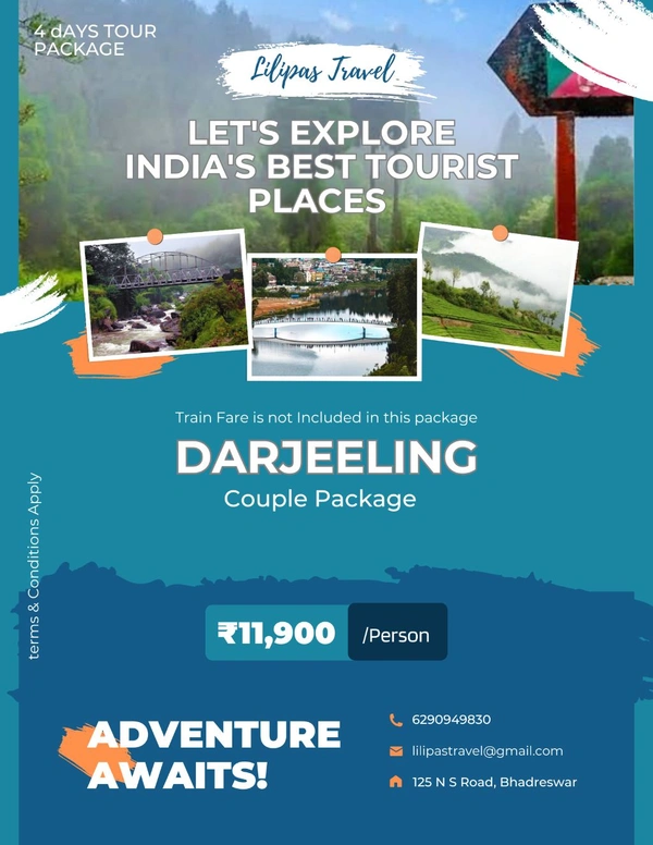 DARJEELING COUPLE TRIP – 3N/4D