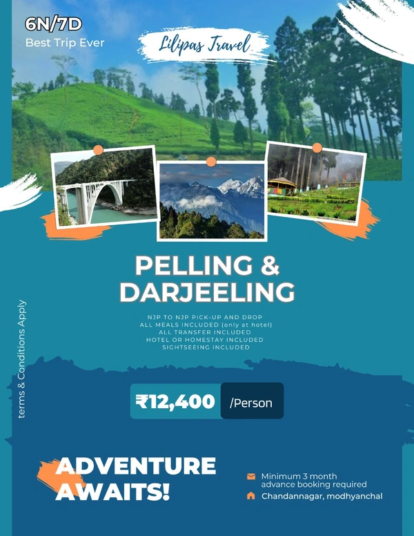 Pelling & Darjeeling – 6N/7D