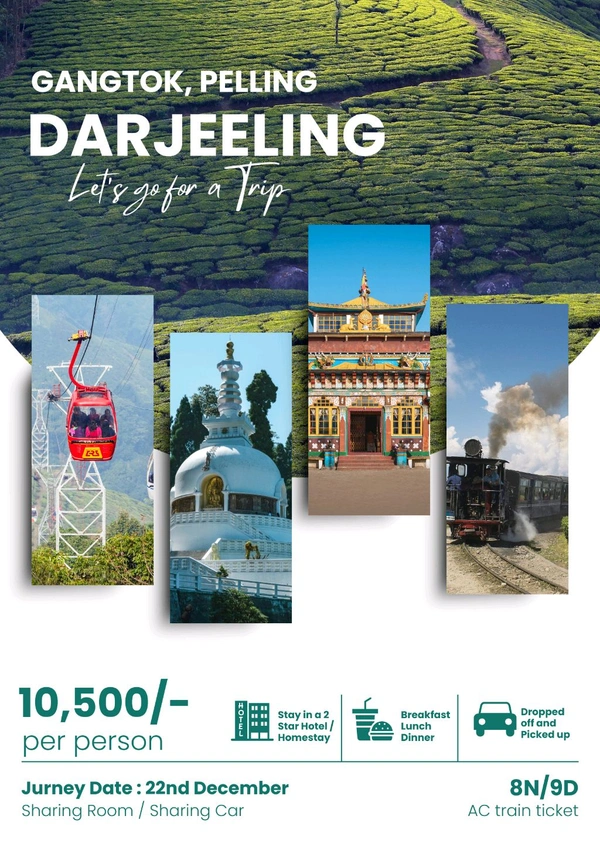 GANGTOK DARJEELING PELLING – 8N/9D