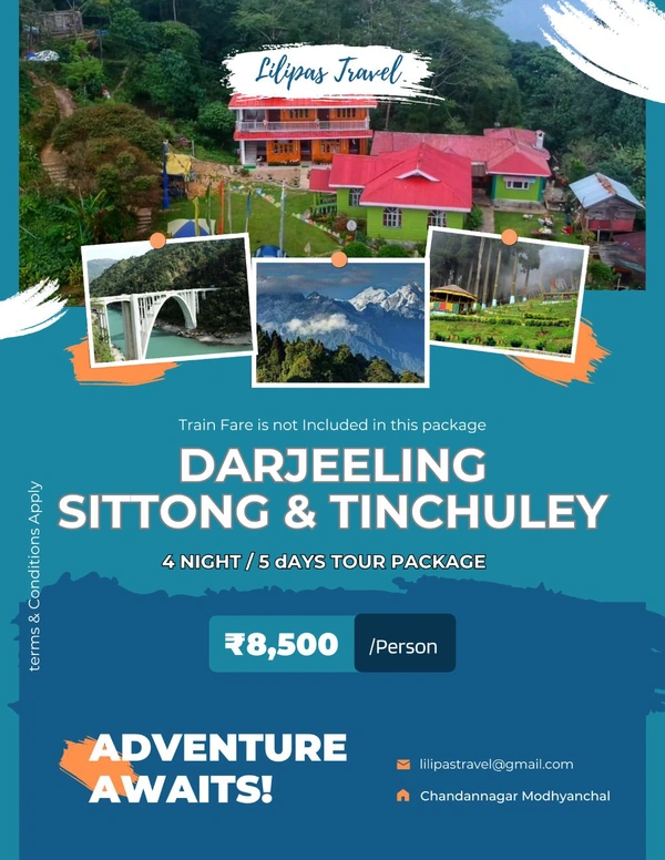 SITTONG, DARJEELING & TINCHULEY – 4N/5D