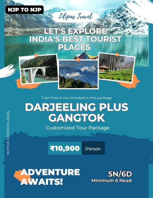 Gangtok & Darjeeling – 5N/6D