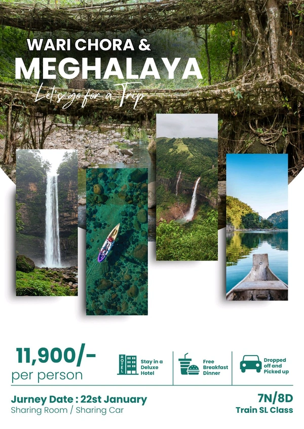 MEGHALAYA, WARI CHORA – 7 DAYS