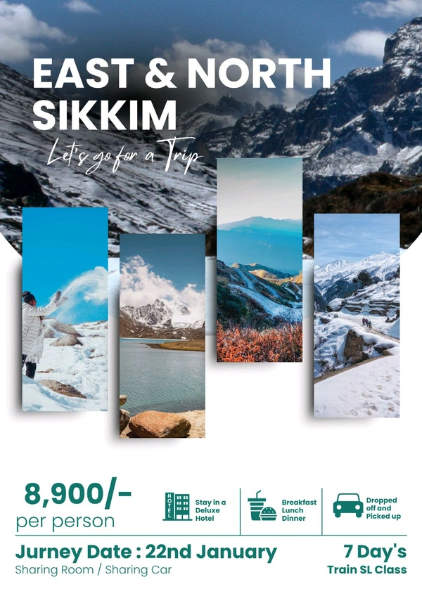 NORTH & EAST SIKKIM – 7 DAY’S