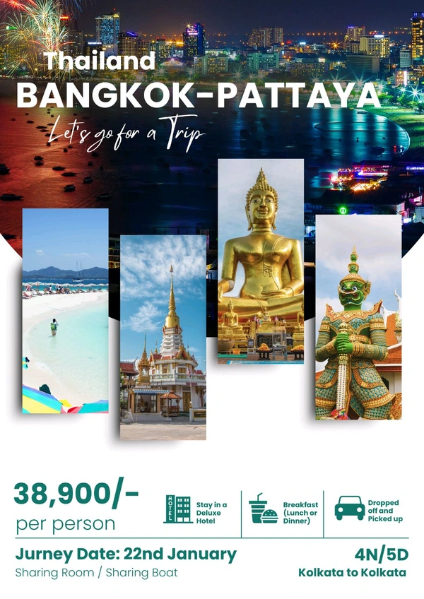THAILAND BANGKOK-PATTAYA – 5 DAY’S