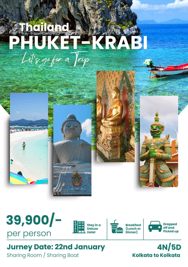 THAILAND PHUKET-KRABI (22nd JAN) – 5 DAYS