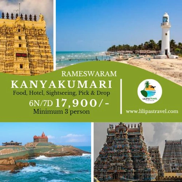 KANYAKUMARI, RAMESWARAM – 6N/7D