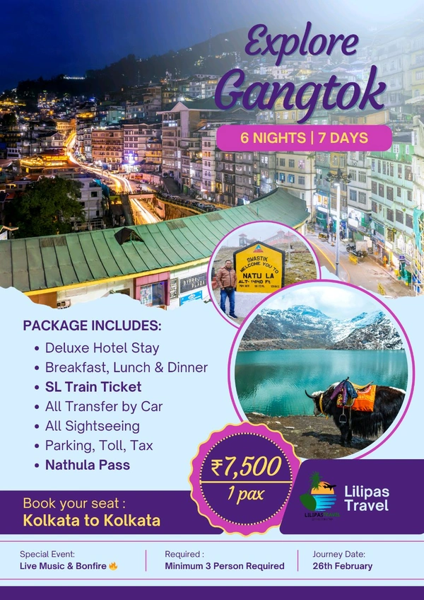 GANGTOK & OFFBEAT (19th FEB) – 6N/7D