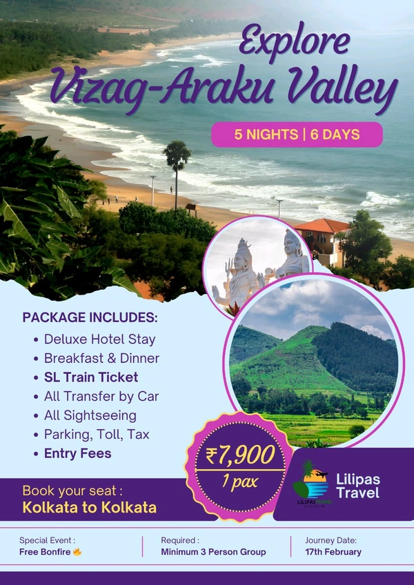 VIZAG-ARAKU (17th FEB) – 5N/6D