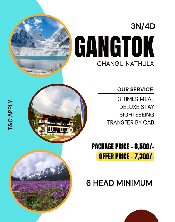 GANGTOK TOUR – 3N/4D